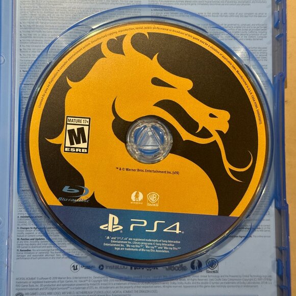 GREAT DEAL! Barely used MORTAL KOMBAT 11 for PS4 - Playstation game disc! - Picture 3 of 3
